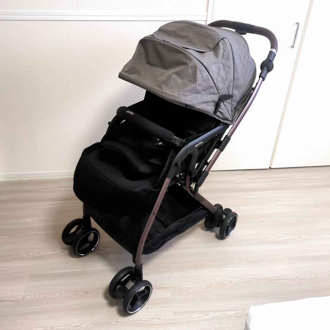 未使用級 アップリカ ベビーカー オプティアクッショングレイス 最上位モデル