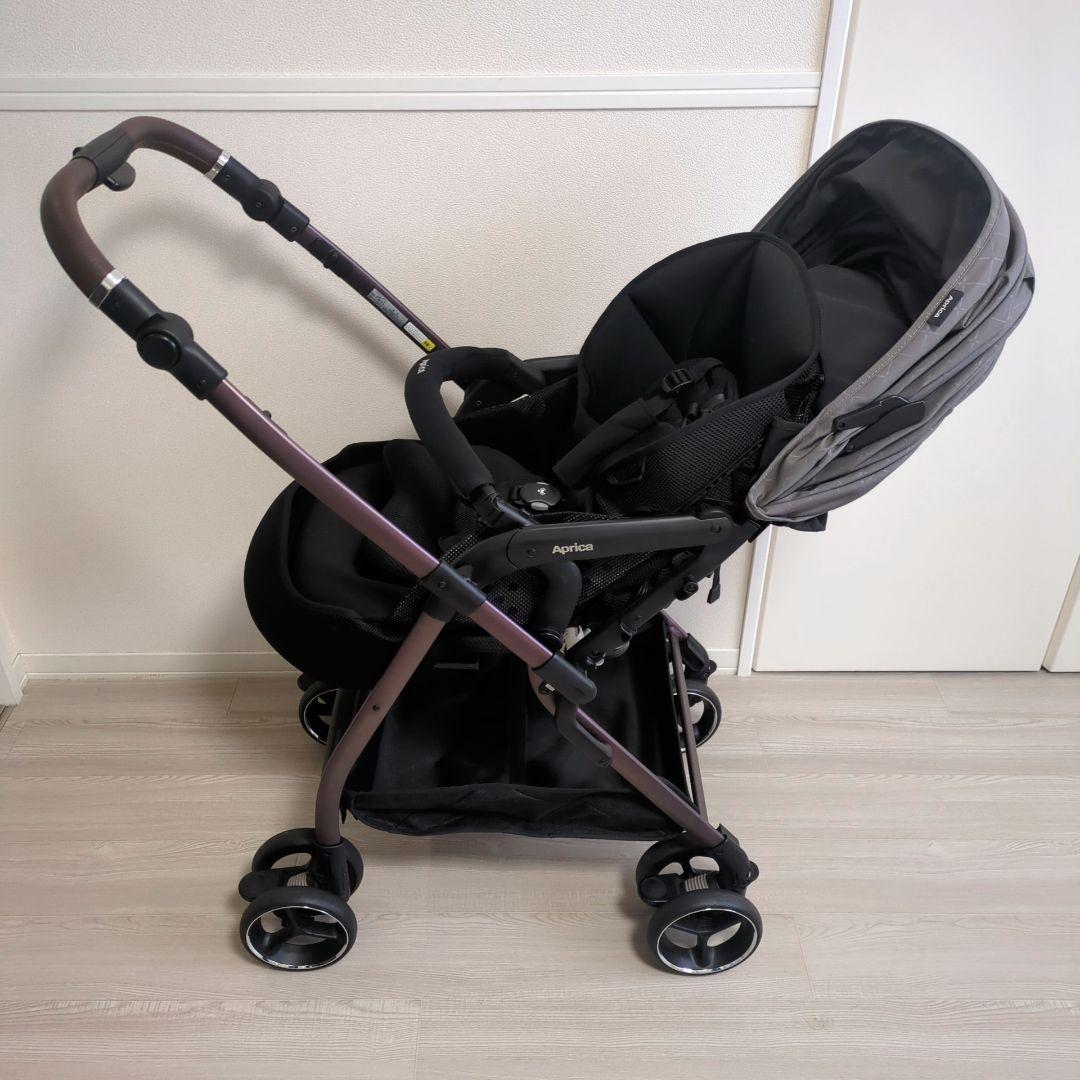 未使用級 アップリカ ベビーカー オプティアクッショングレイス 最上位モデル