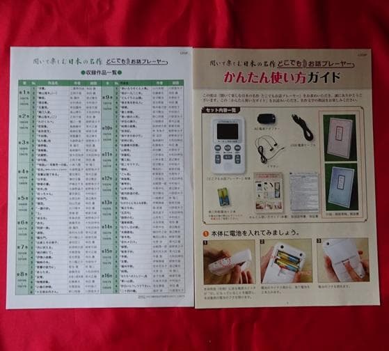 聞いて楽しむ日本の名作　（どこでも　お話プレーヤー）U-CAN LDQ6P