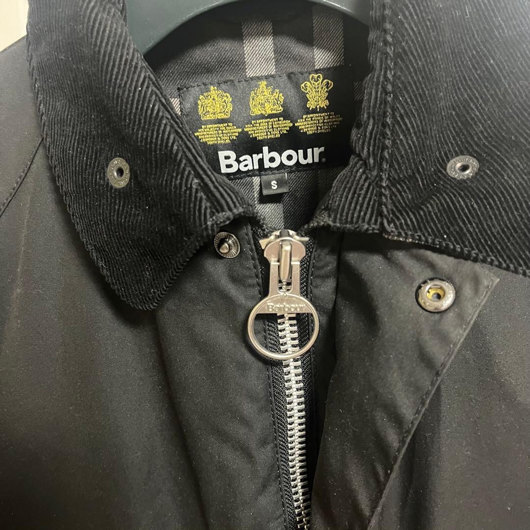 Barbour STRATHYRE WAX JACKETブラックジャケット S