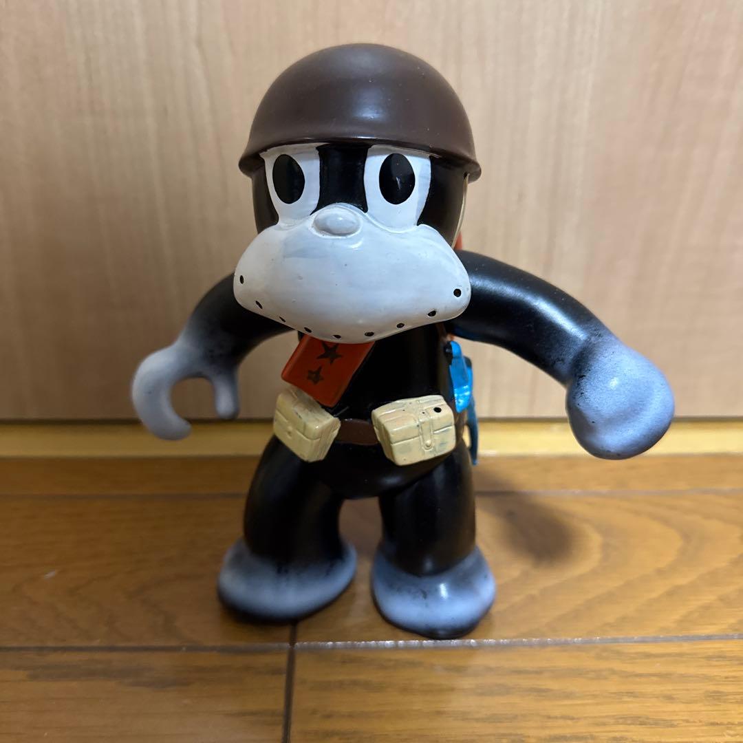 のらくろ上等兵 ソフビ マルサンビンテージ