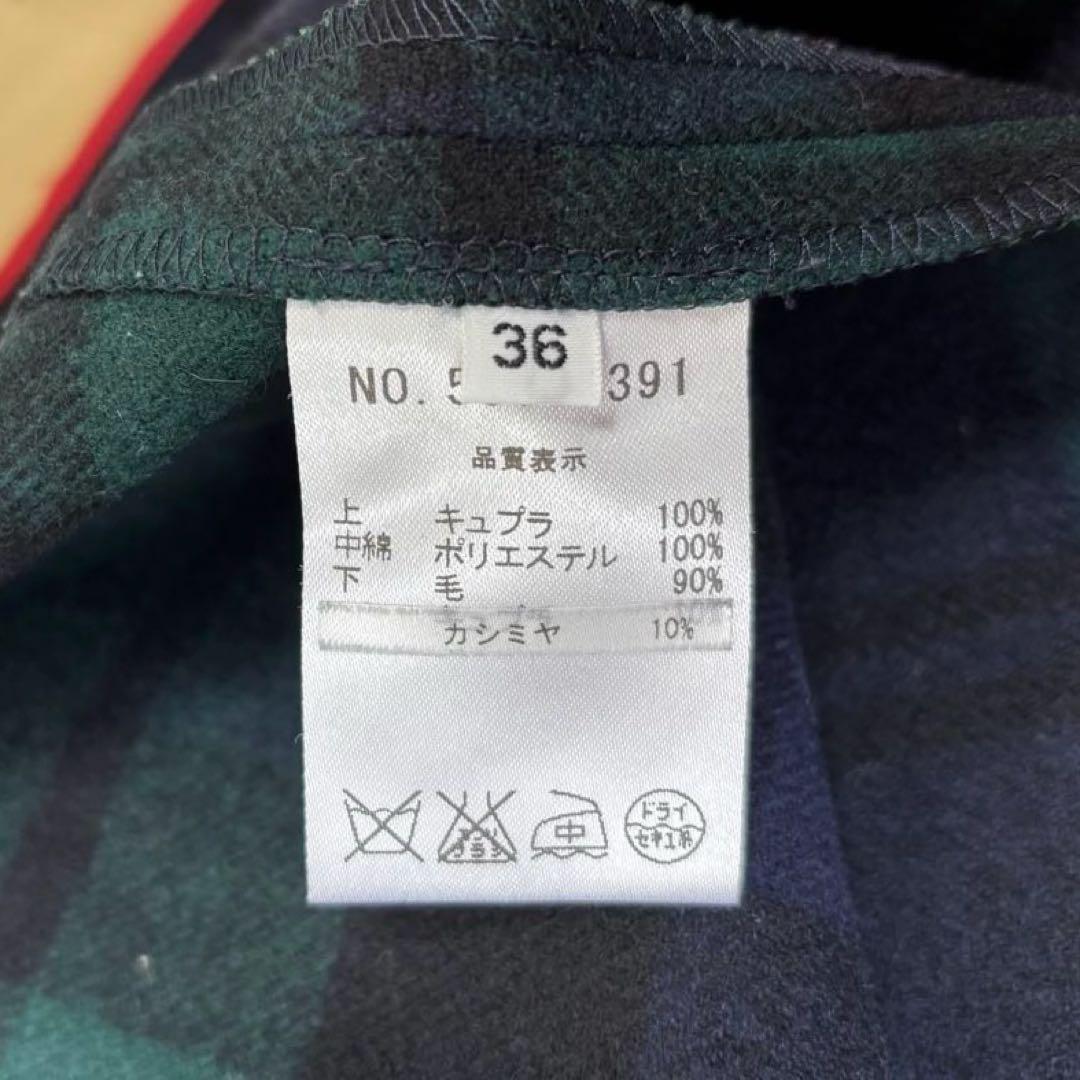 OLDENGLAND✨2wayステンカラーコート比翼　カシミヤライナー　チェック