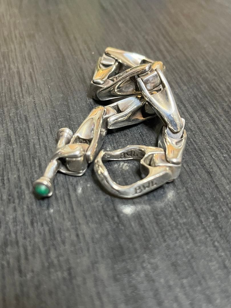 【SV@プロフ必読】ビルウォールレザー　ミニuジョイントブレスレット