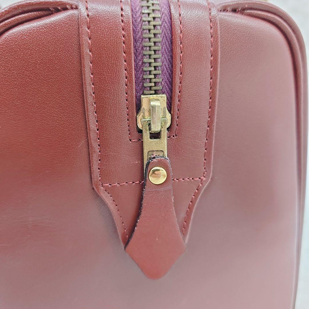 ✨希少！美品✨カルティエ マストライン 本革 ミニ ボストンバッグ ボルドー