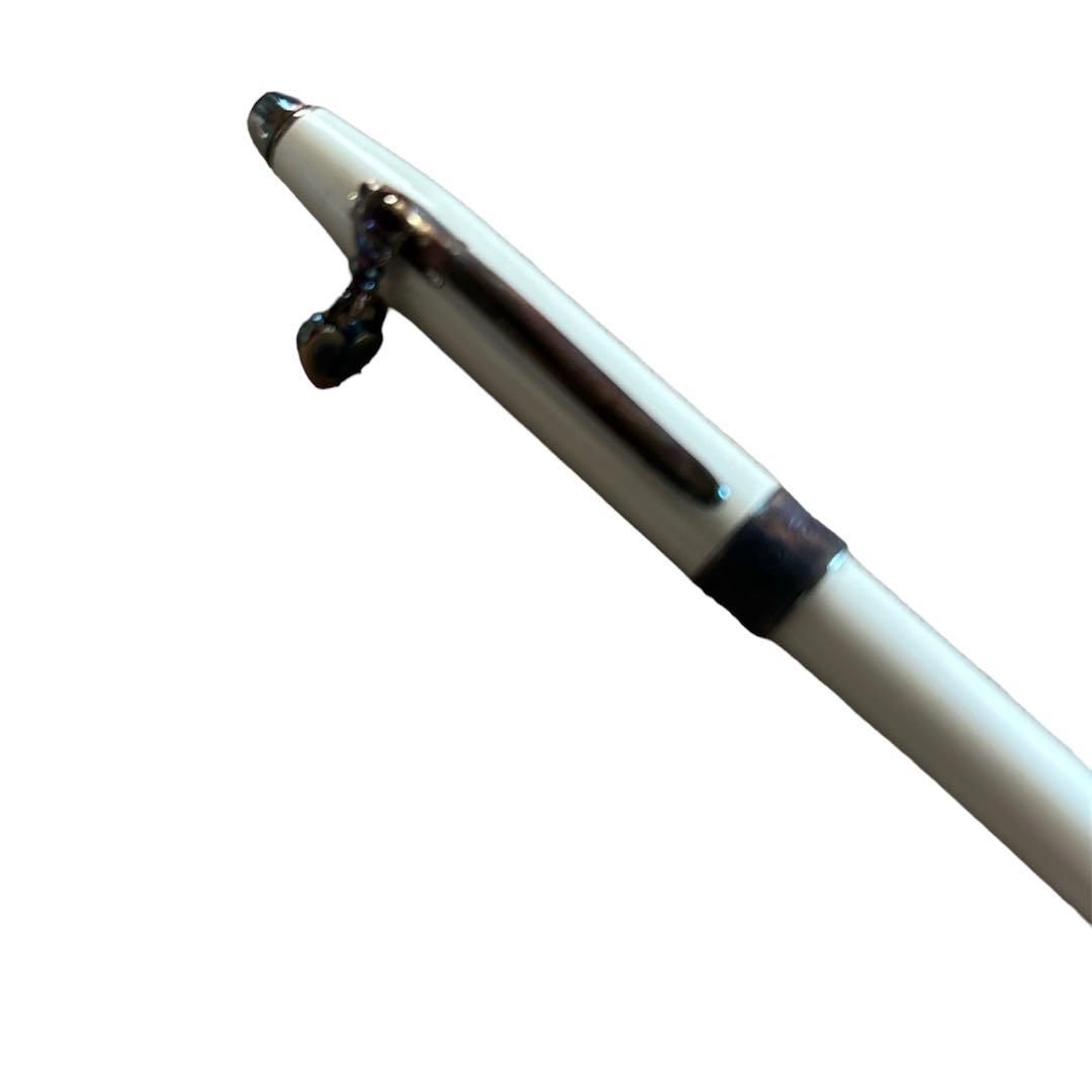 CROSSボールペン ホワイトと革のボールペンケース