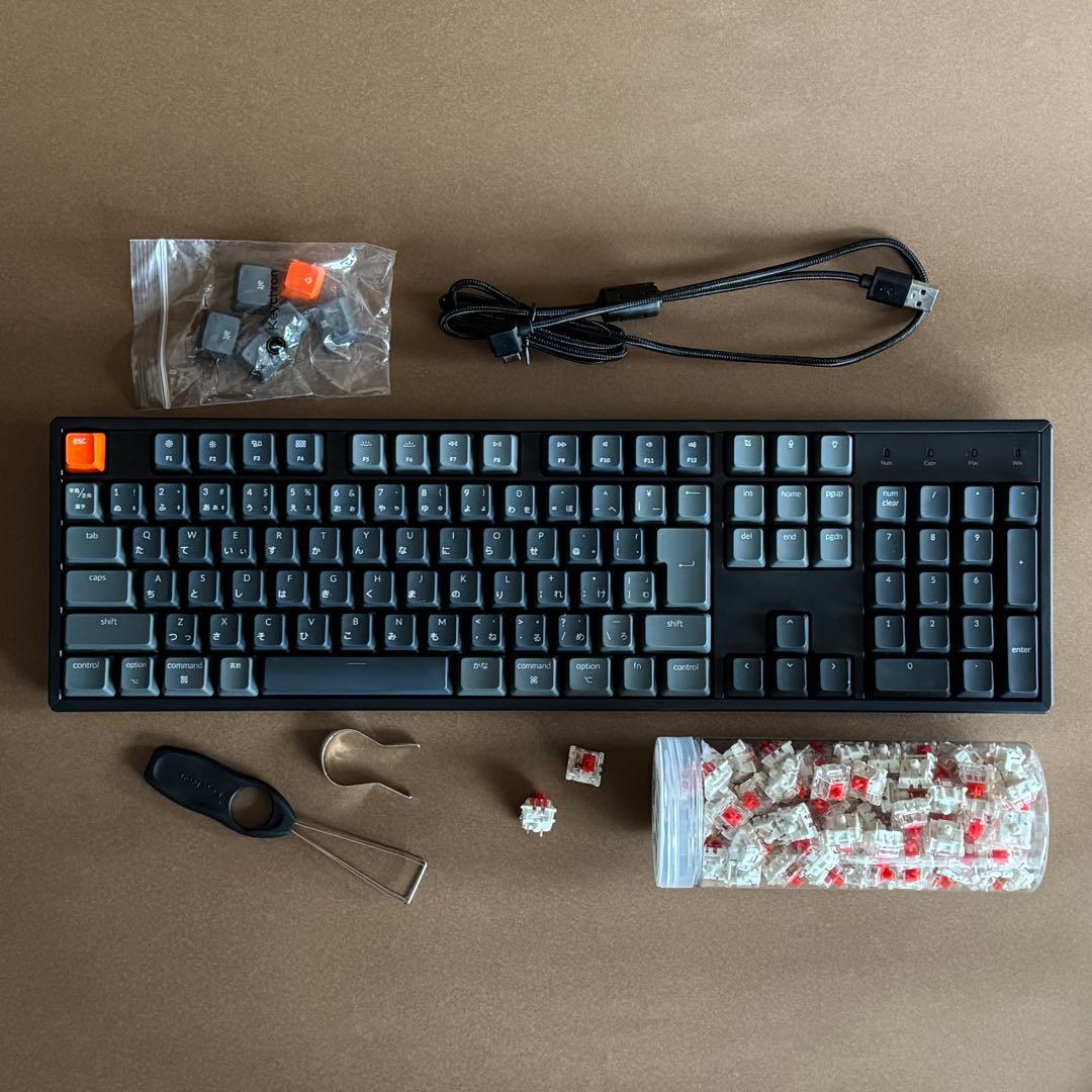 【赤軸】Keychron K10 JIS配列 テンキー + スイッチセット