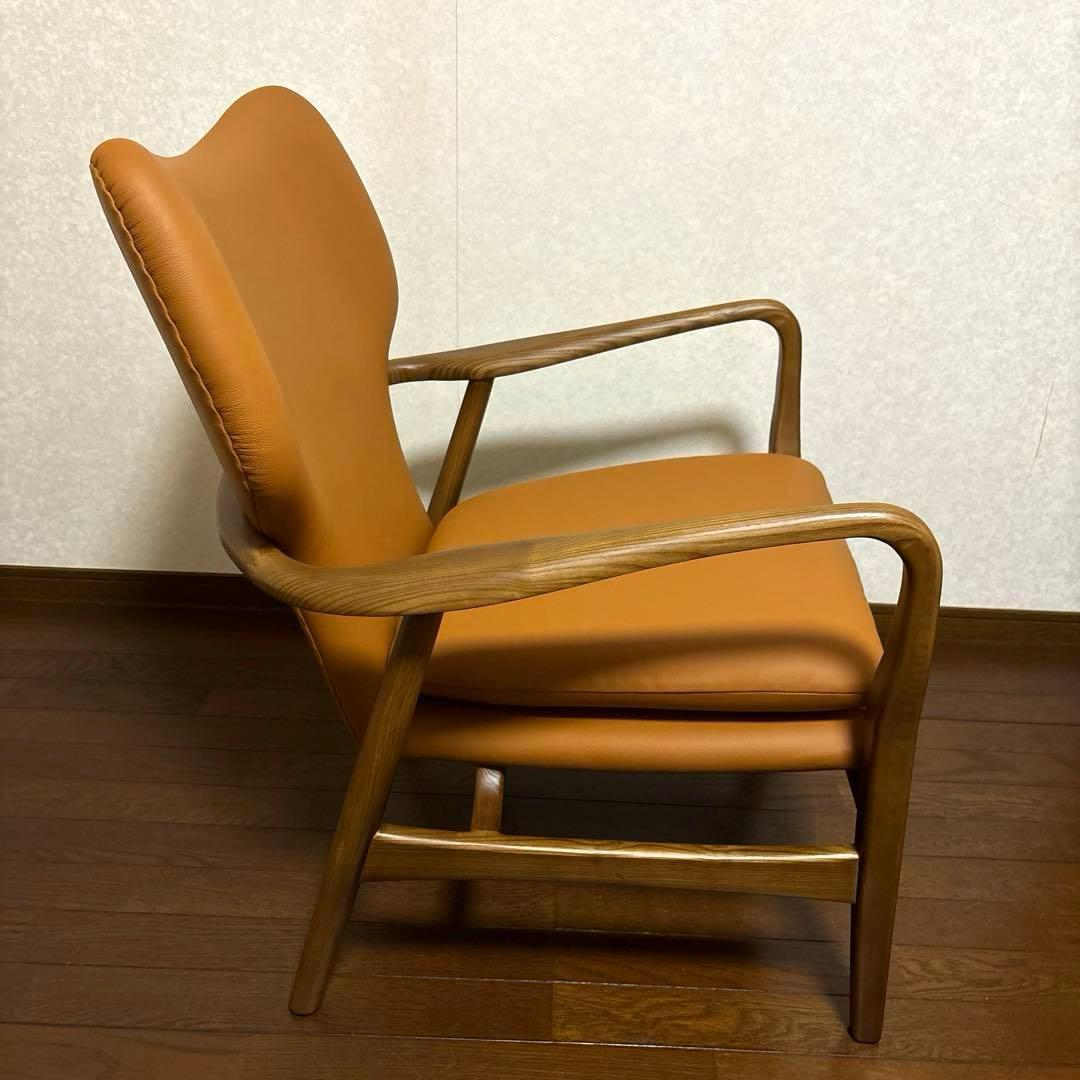 【極美品】フィンユール ラウンジチェア 総革 リプロダクト
