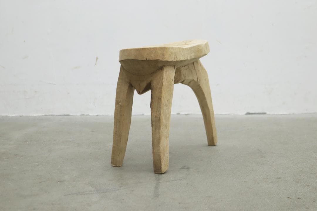 ロビ族 ブルキナファソ 無垢材 スツール 花台 展示台 プリミティブ アフリカ