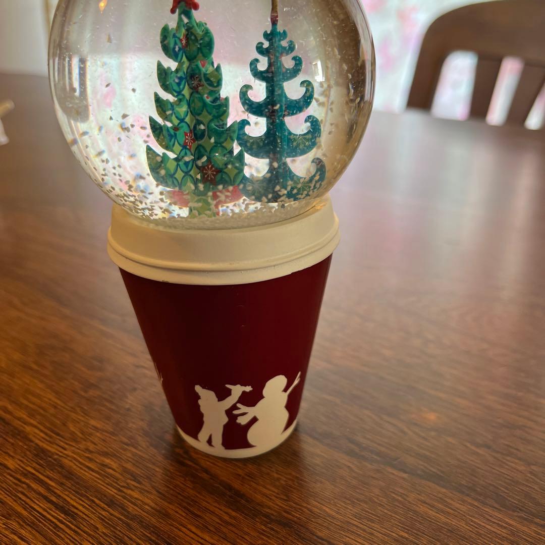 スタバ　スノードーム　旧ロゴ　レア