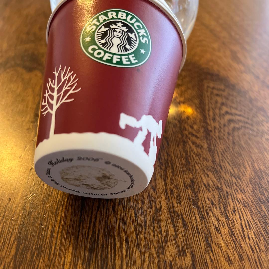 スタバ　スノードーム　旧ロゴ　レア