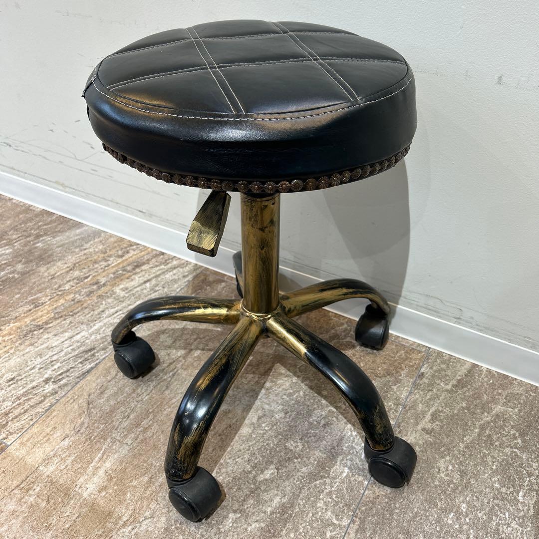 日本製 アンティークスツール ビーナス 美容室カットチェア