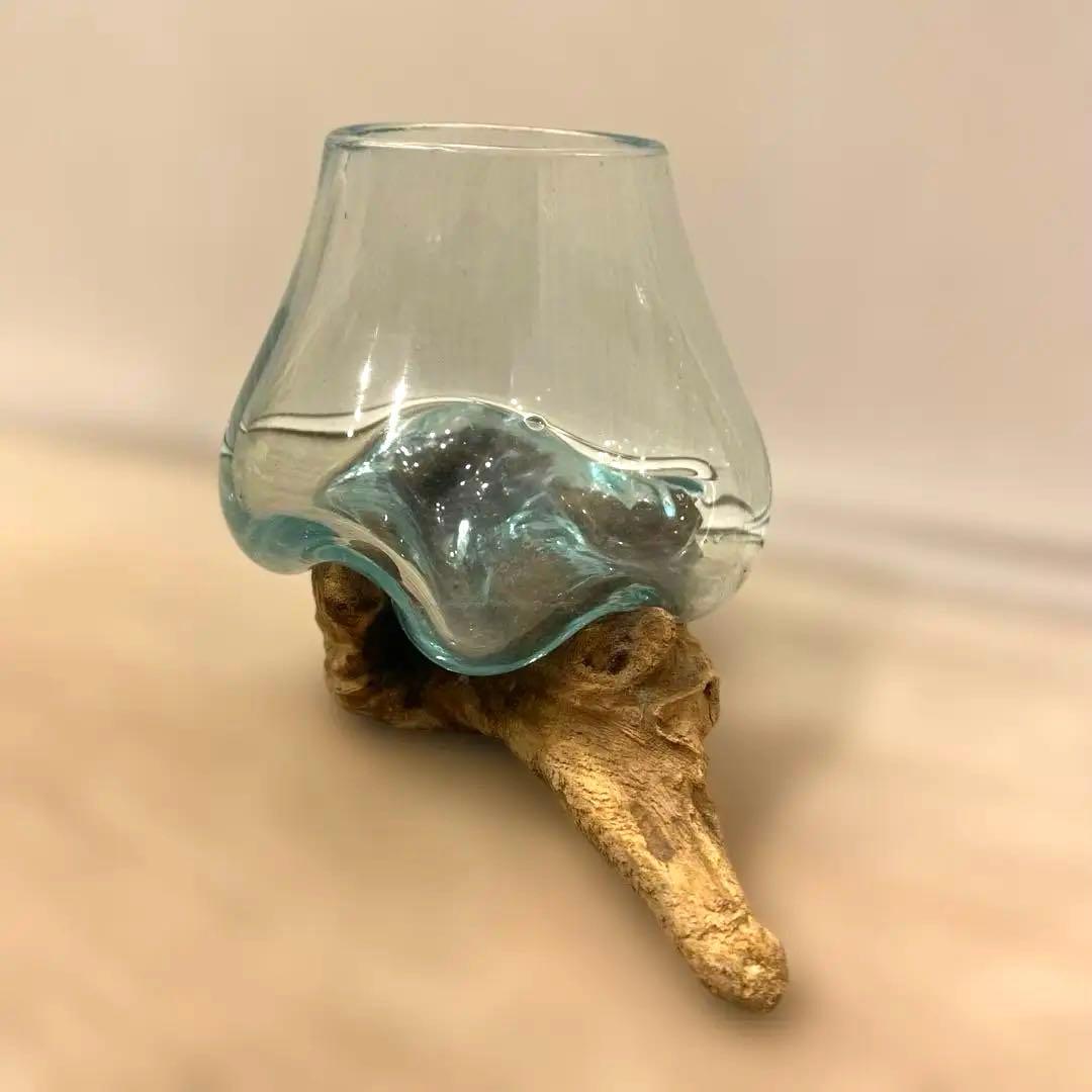 コエポンさん専用 最終値下げ　バリ島産　流木ガラス　アクアリウム　置物