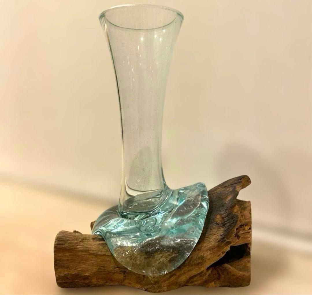 コエポンさん専用 最終値下げ　バリ島産　流木ガラス　アクアリウム　置物