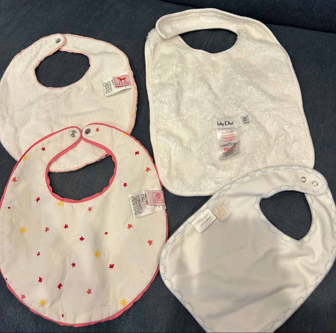 HERMES他 スタイ・よだれかけ 4枚セット