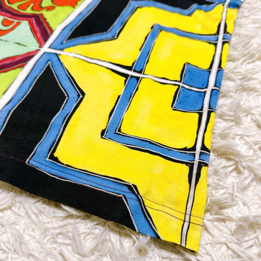 【極美品】ドルチェ&ガッバーナ タイルプリントTシャツ 48 イタリア製