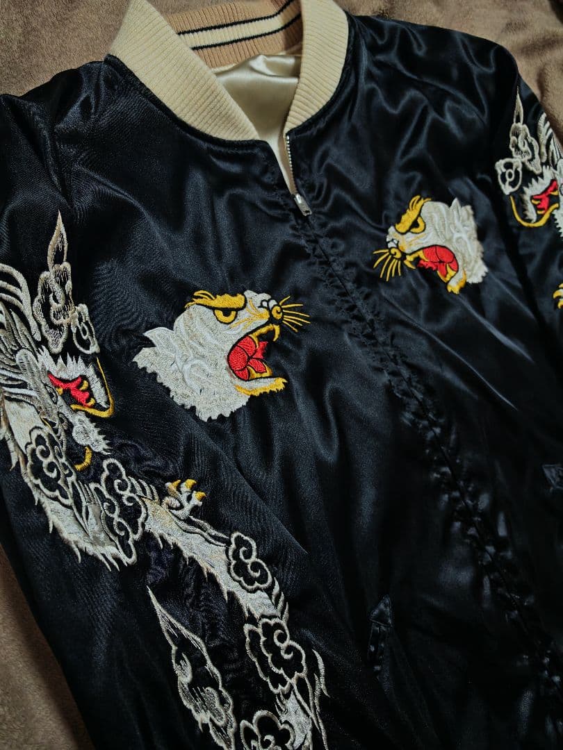 美品 Stussy 25th Anniversary 虎龍 日本限定 スカジャン