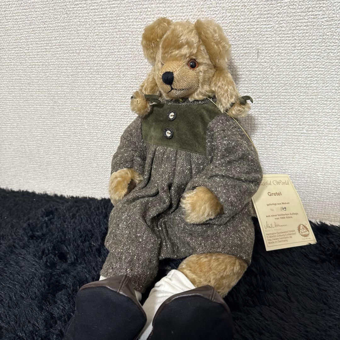 激レア Hermann Teddy ぬいぐるみ 身長40cm Gretel