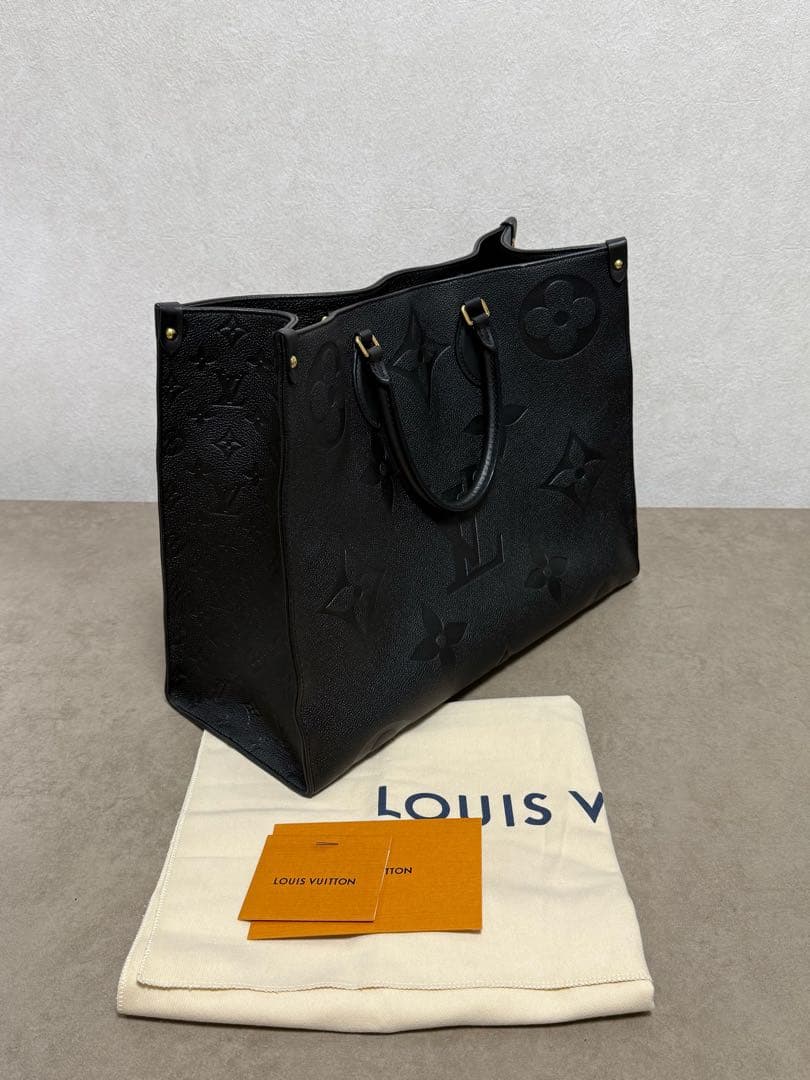 極美✨ルイヴィトンオンザゴーGM M44925 アンプラント ノワールRFID