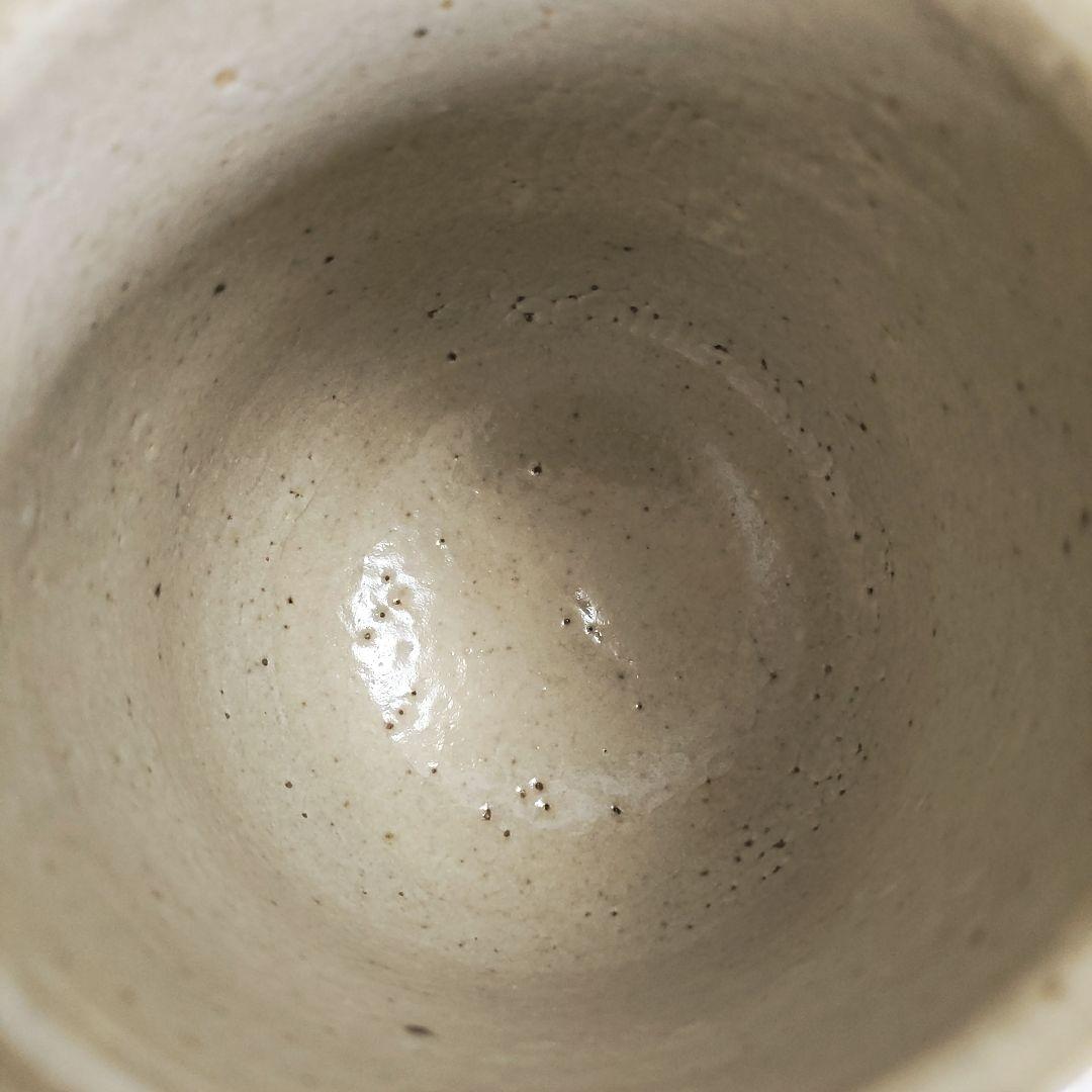 濱田庄司　鉄絵胴紐湯呑