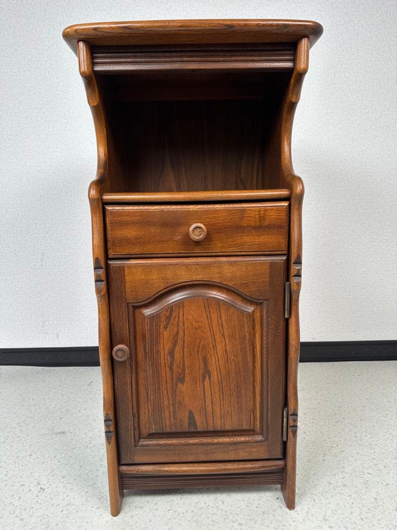 karimoku オールド カリモク コロニアル 電話台 花台 ※i4※