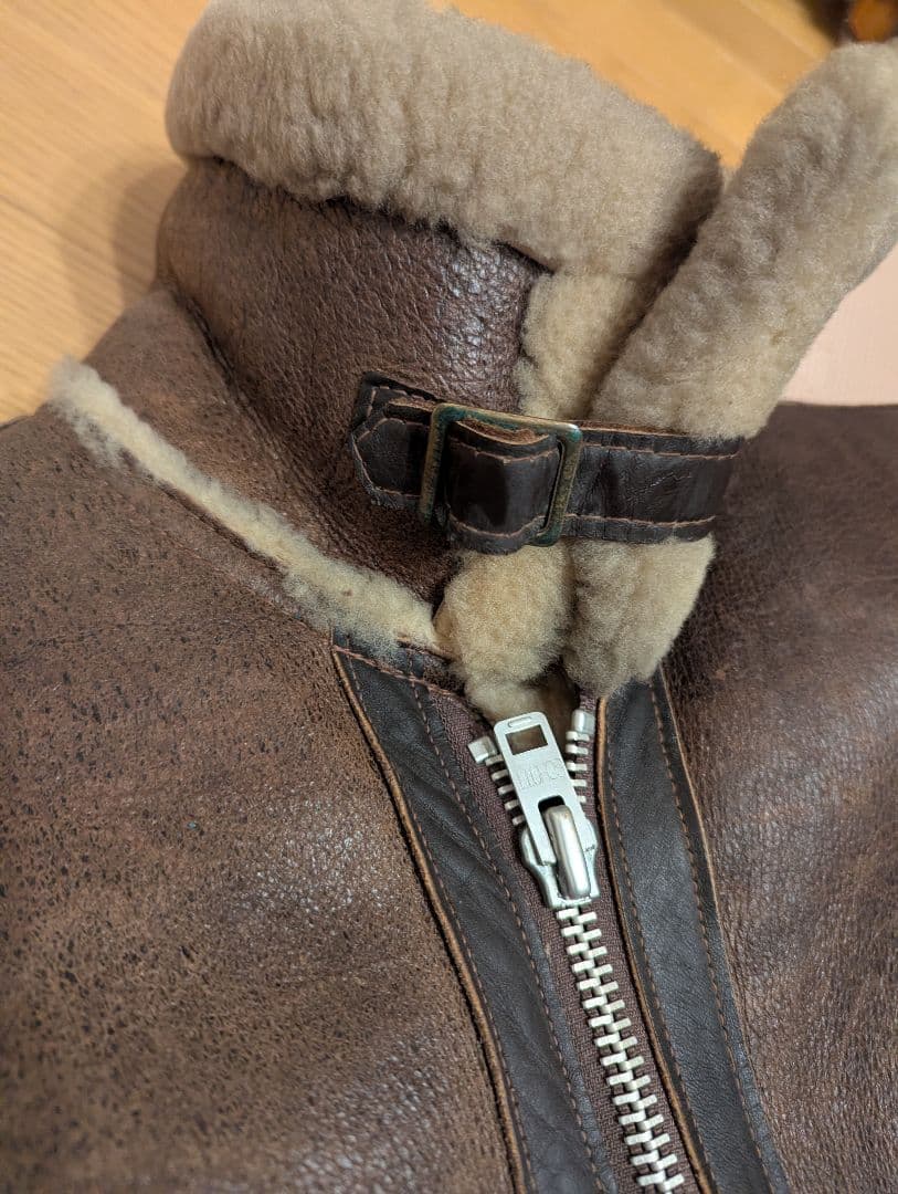 Schott　size38 　B-6 ビンテージ　ムートン