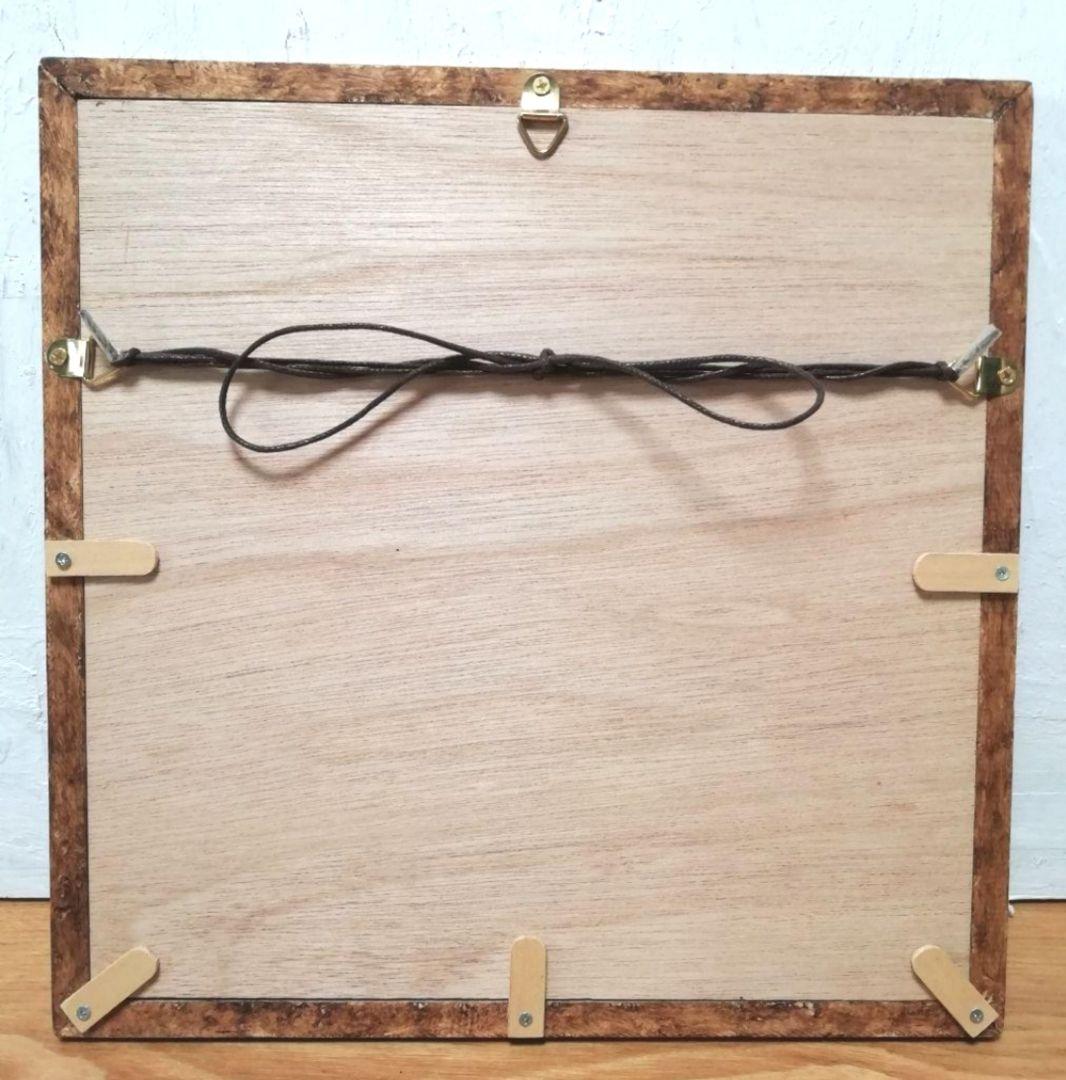 額付き銅版画応用絵画　title「回想ニャンコ」