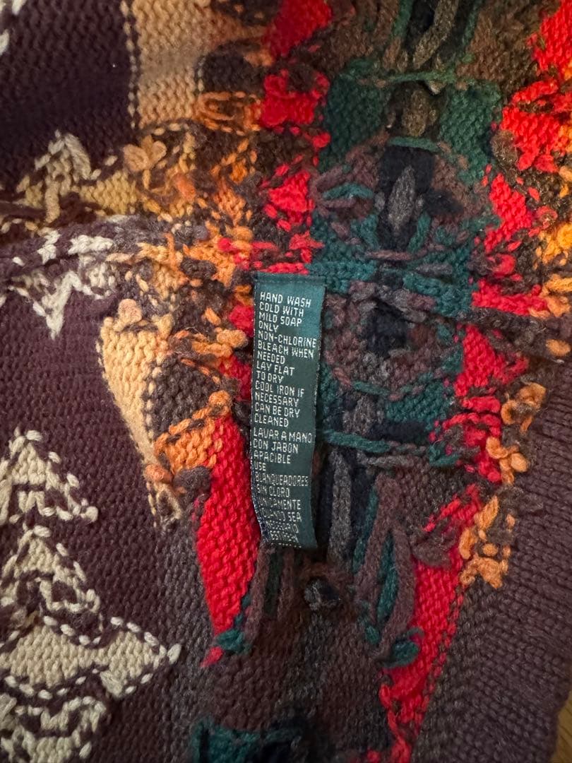 LAUREN RALPH LAUREN ネイティブ柄カーディガン M 美品