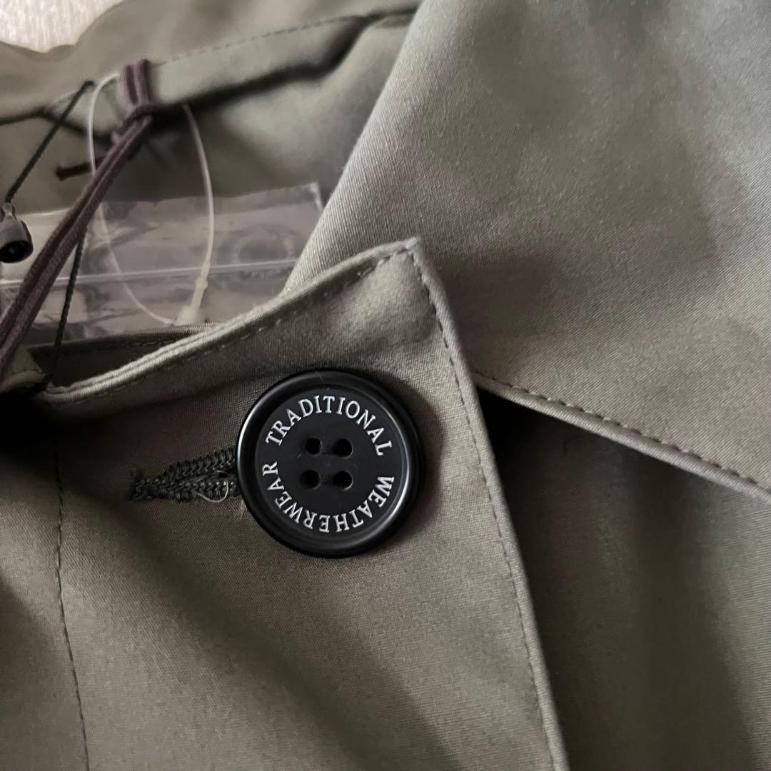 未使用品 トラディショナルウェザーウェア ステンカラーコート ライナー付 カーキ
