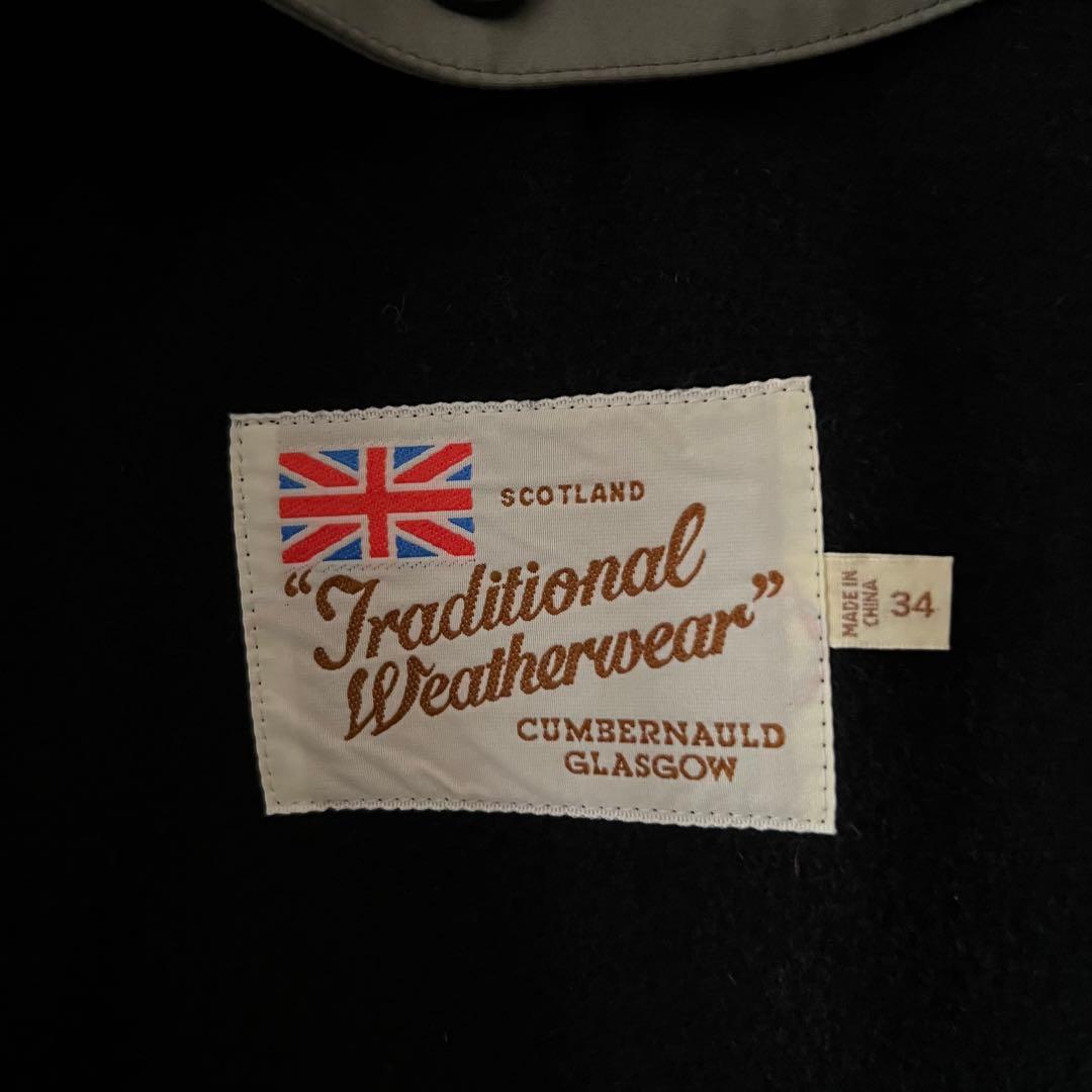 未使用品 トラディショナルウェザーウェア ステンカラーコート ライナー付 カーキ