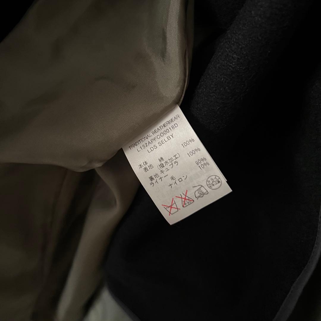 未使用品 トラディショナルウェザーウェア ステンカラーコート ライナー付 カーキ