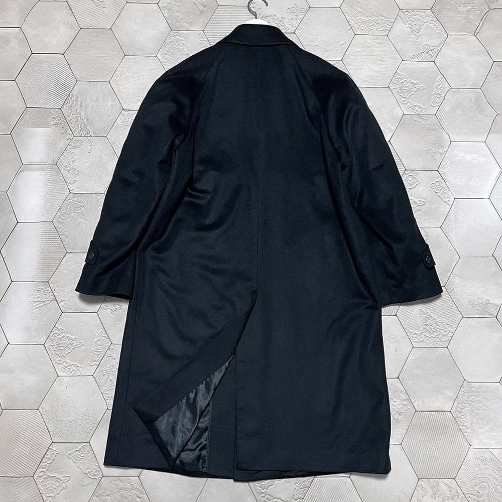 超美品！シーザー 大賀社製 最高級ピュアカシミヤ100％ ステンカラーコート M