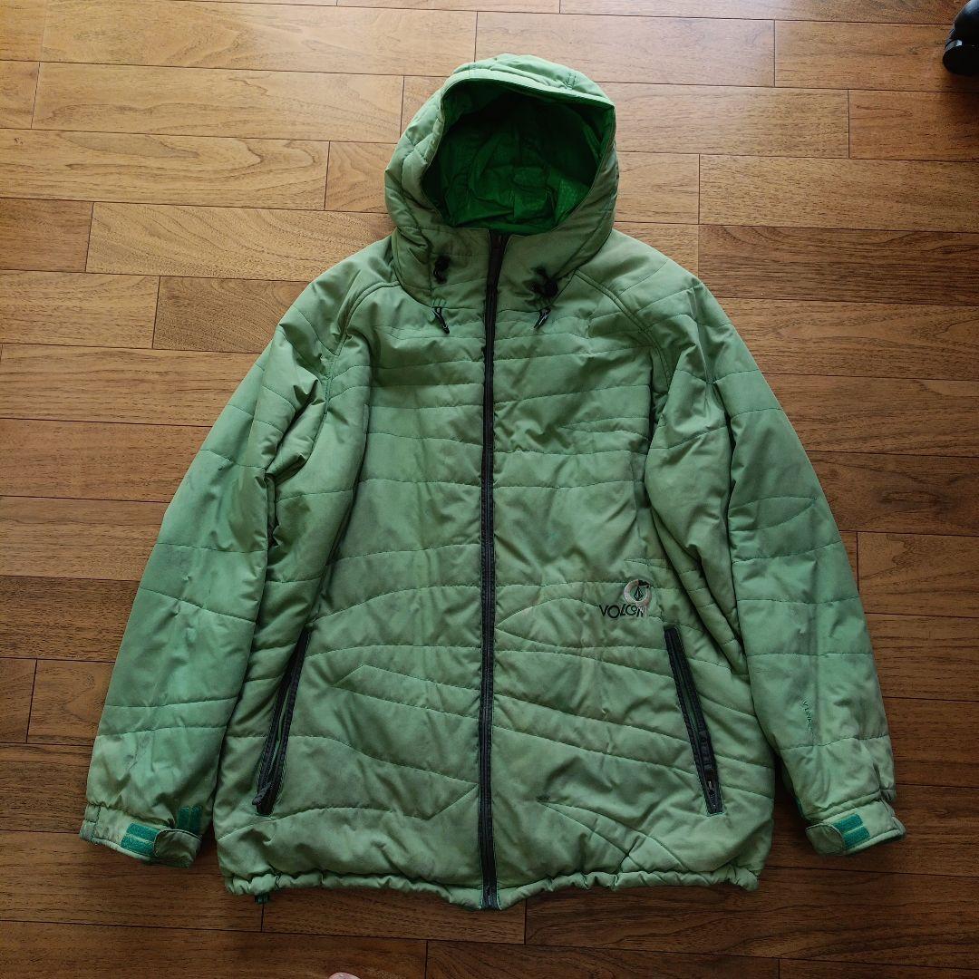VOLCOM スノーボードウェア 2xl xxl グリーン 希少サイズ