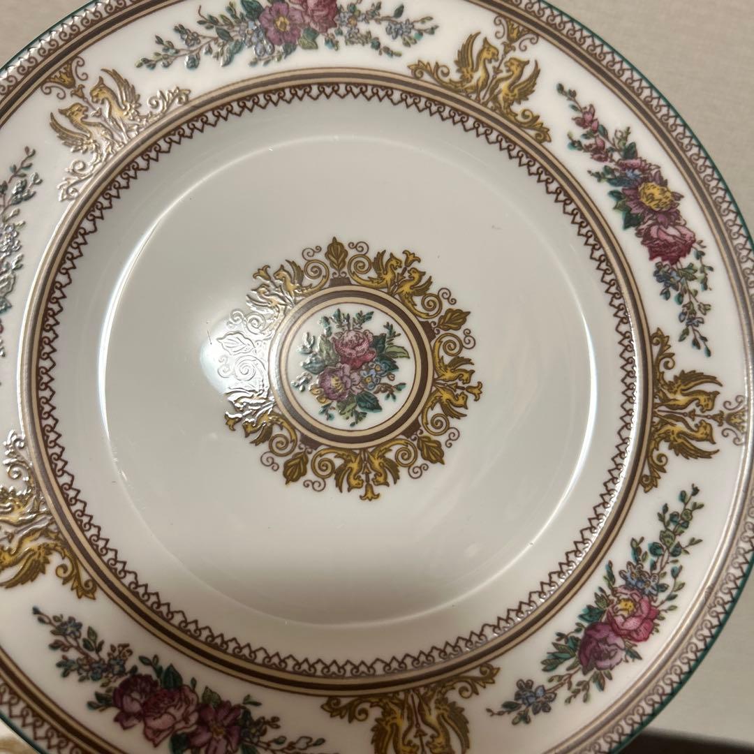 ウェッジウッド　コロンビア　エナメル　デザートプレート　17.5cm