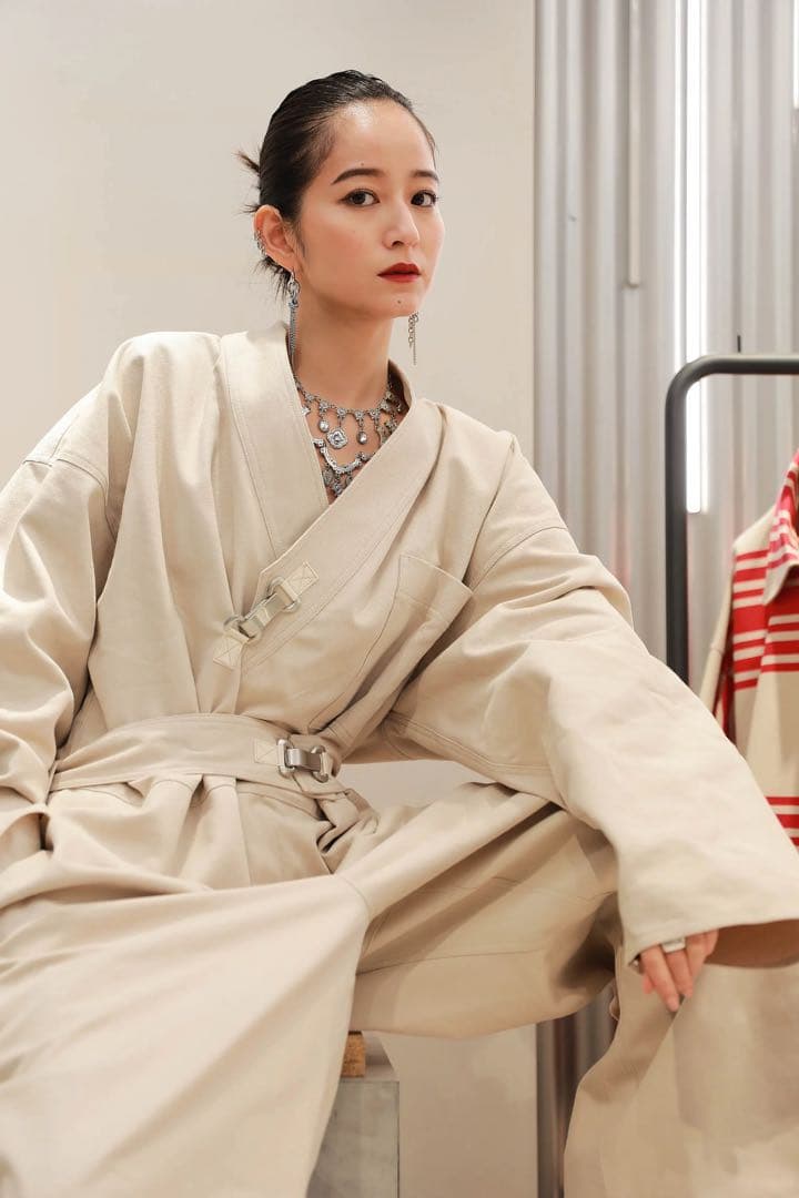 Hed Mayner×Desigual オーバーサイズ クロスオールインワン