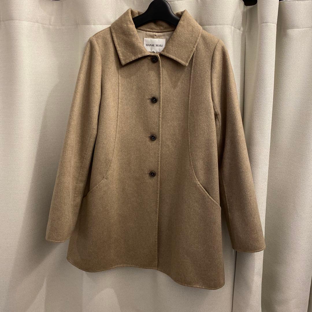 HANAE MORI ハナエモリ 森英恵 カシミヤ100%の高級コート