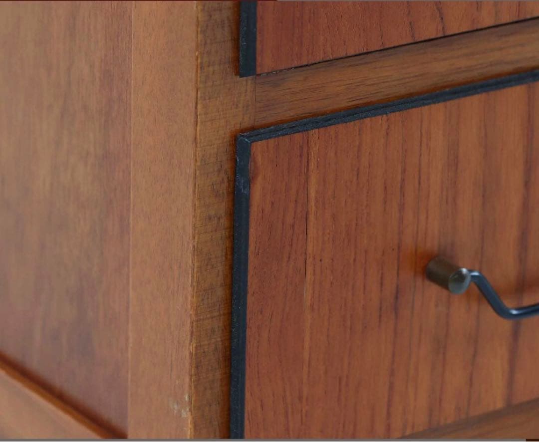 スウェーデン チーク×ビーチ材 チェスト 北欧家具 アンティーク インテリア