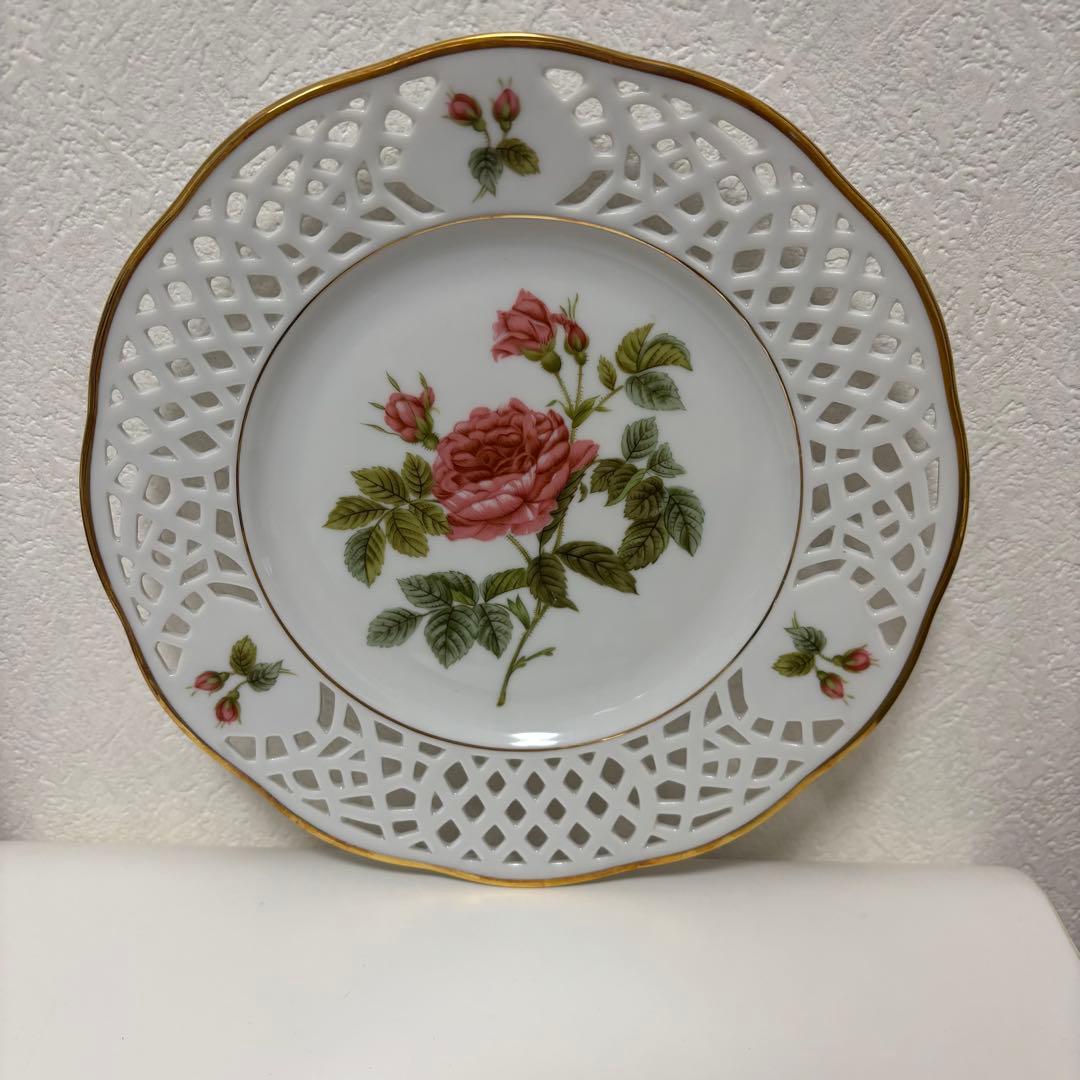 Bavaria Arabella バラの花柄 陶磁器皿 2枚セット