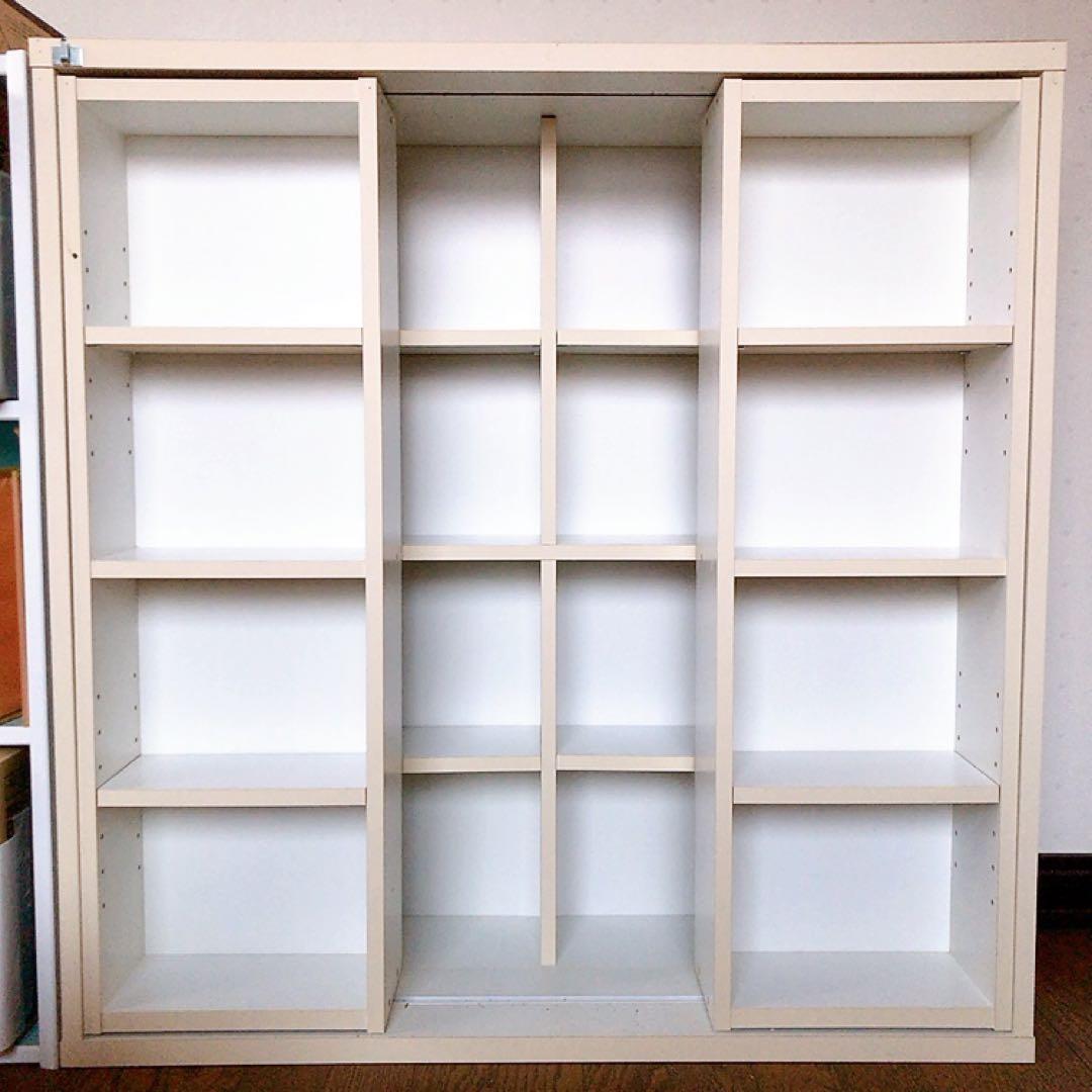 組み立て本棚　漫画　ラック　収納　スライド　単行本