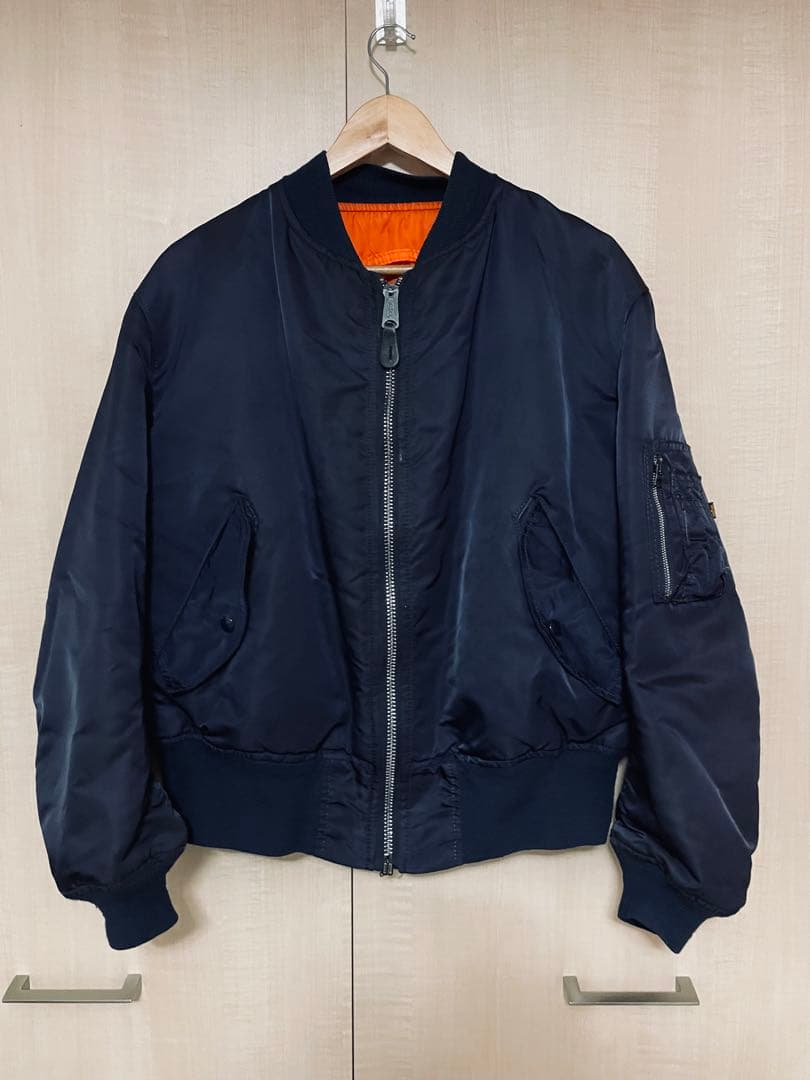 【値下】 ALPHA アルファ MA-1 フライトジャケット アメリカ製