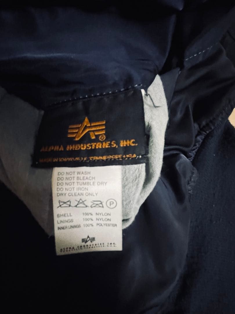 【値下】 ALPHA アルファ MA-1 フライトジャケット アメリカ製
