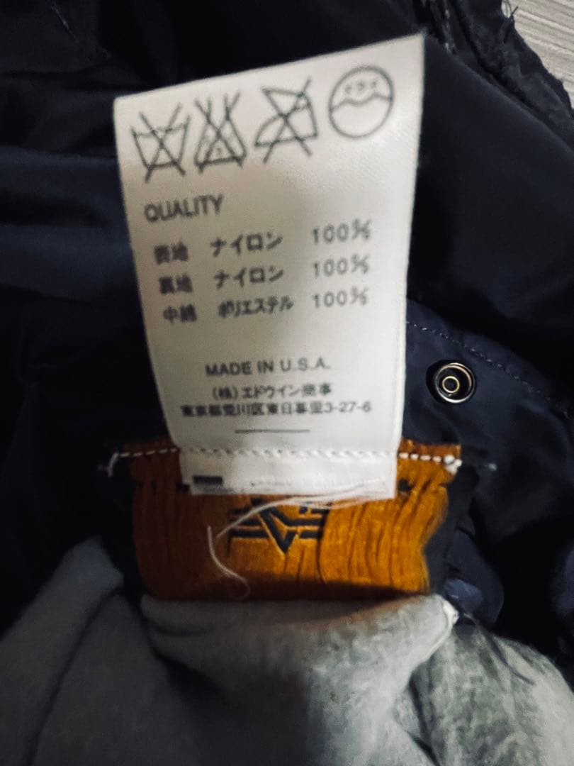 【値下】 ALPHA アルファ MA-1 フライトジャケット アメリカ製