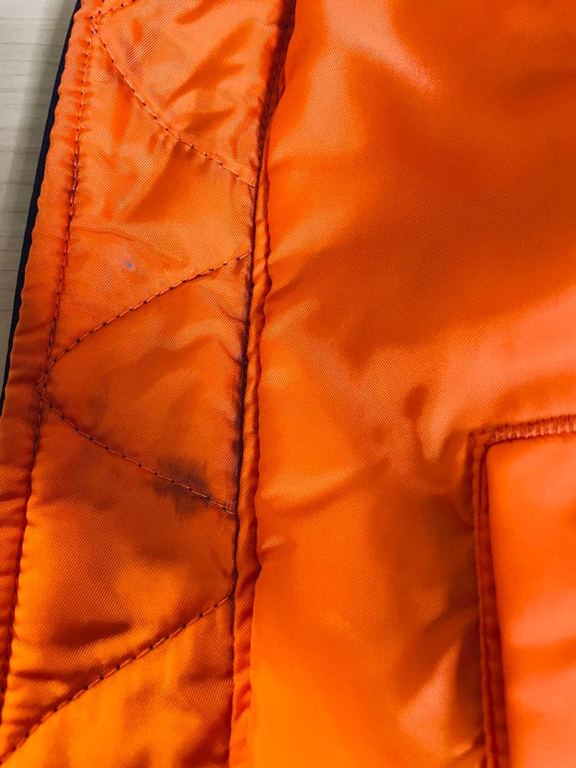 【値下】 ALPHA アルファ MA-1 フライトジャケット アメリカ製