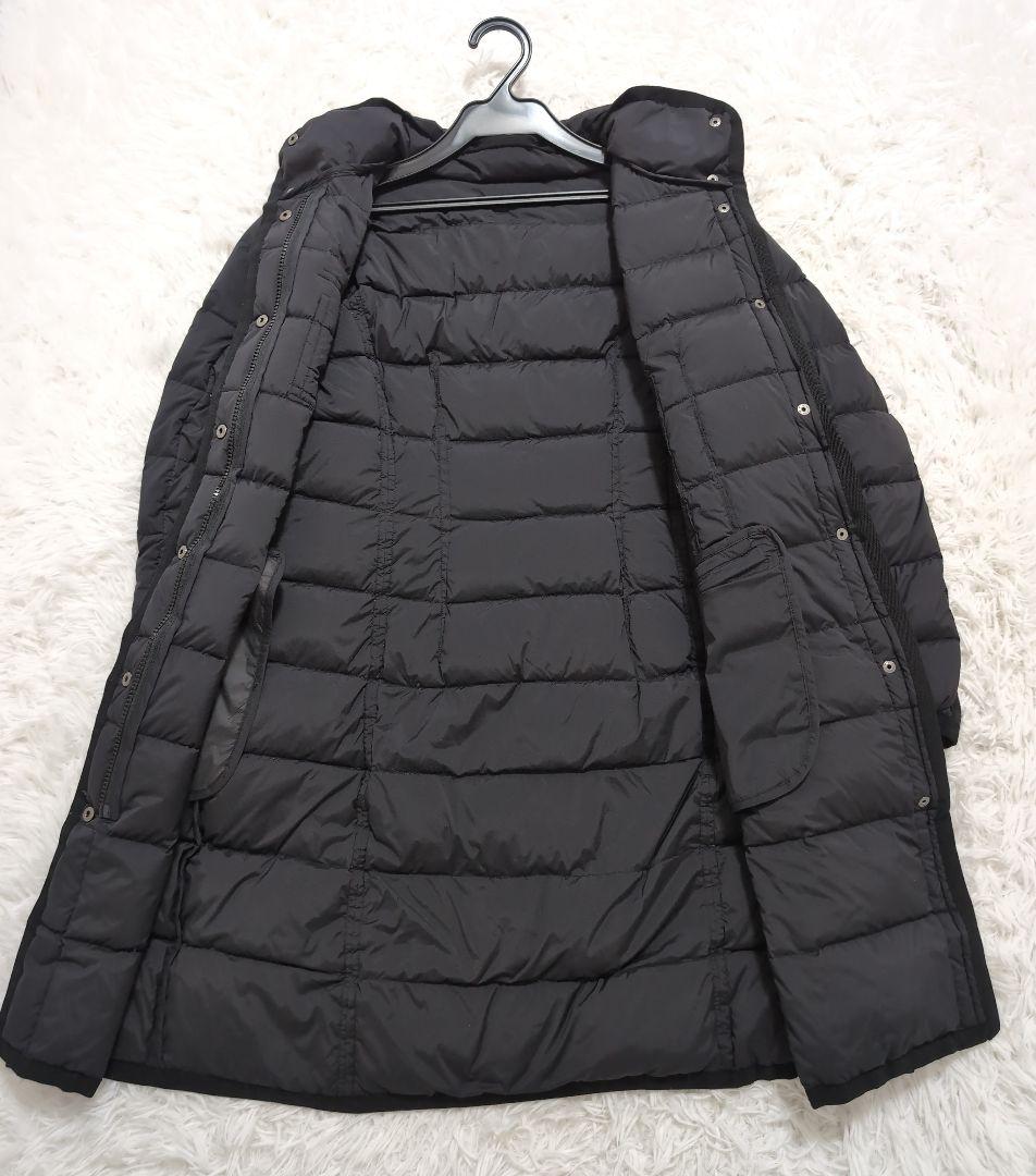 ヤマダヤスコットクラブフード付き ブラックダウンジャケット