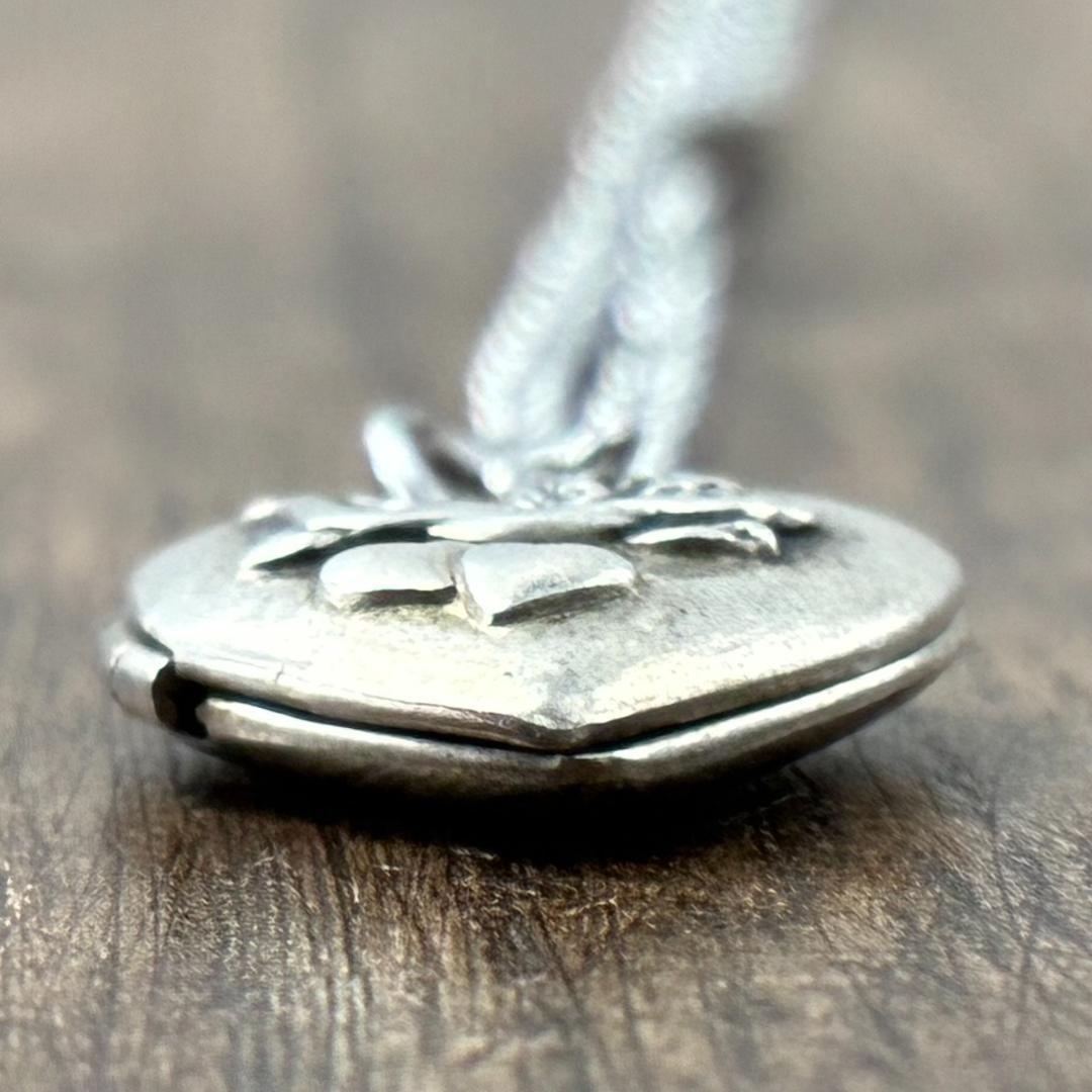 スウィートハートジュエリー エンジェル ロケット シルバーヴィンテージネックレス