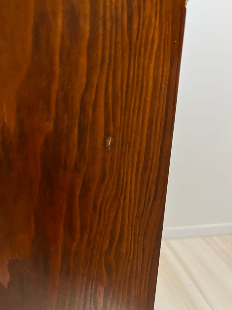 木製 4段箪笥 和箪笥　アンティーク　焦茶　民芸家具　和風