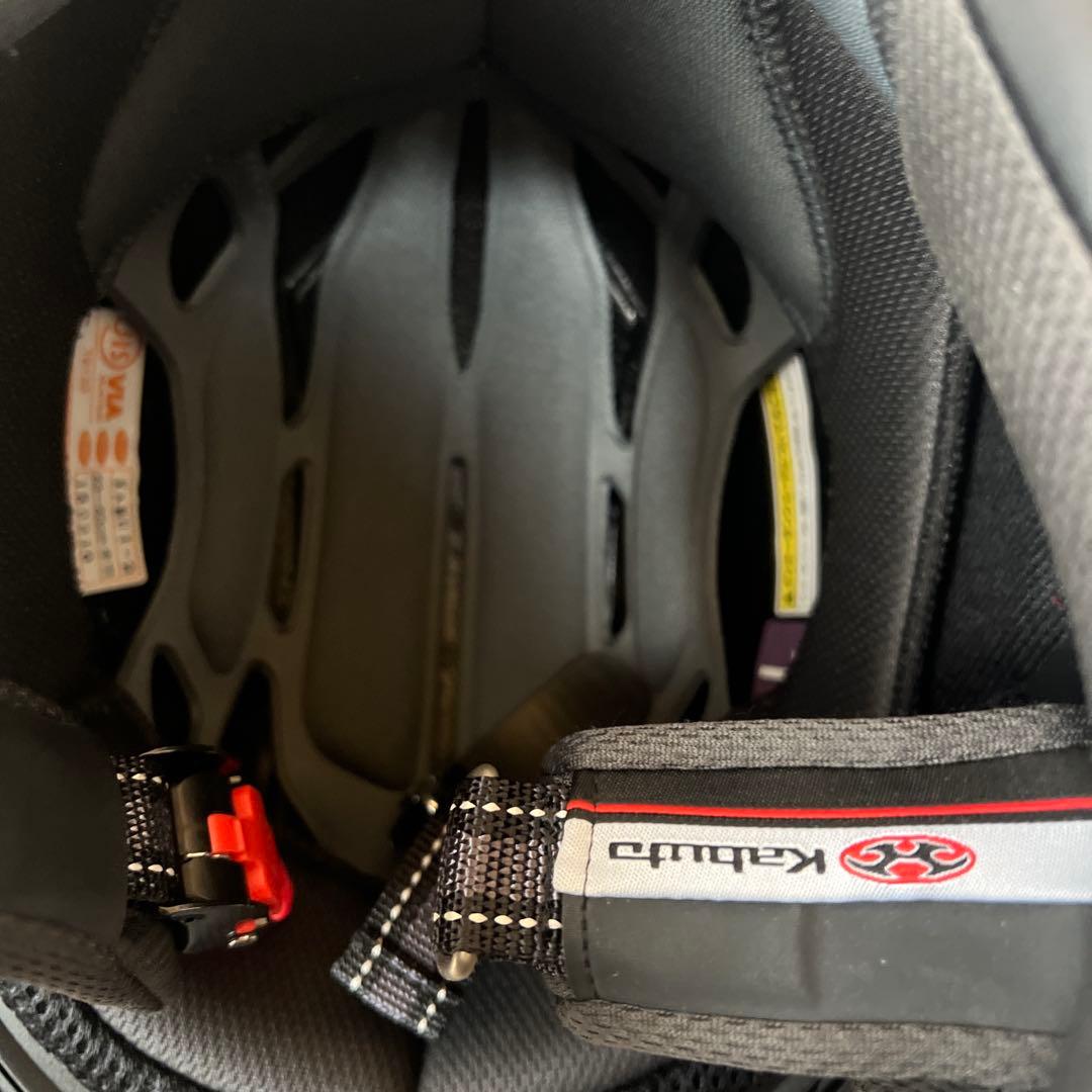 美品★OGKカブト KAMUI-2 マットブラック Lサイズ(59-60) 袋付