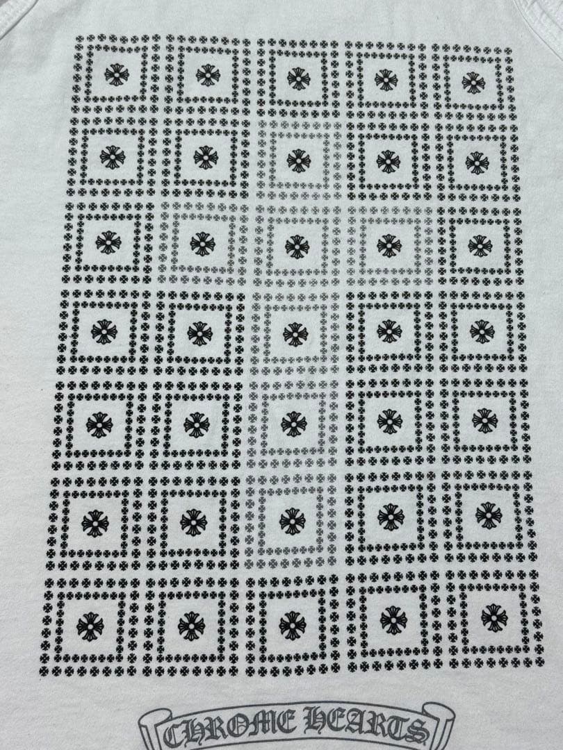 【ビンテージレア】Chrome Hearts タンクトップ ホワイトSサイズ