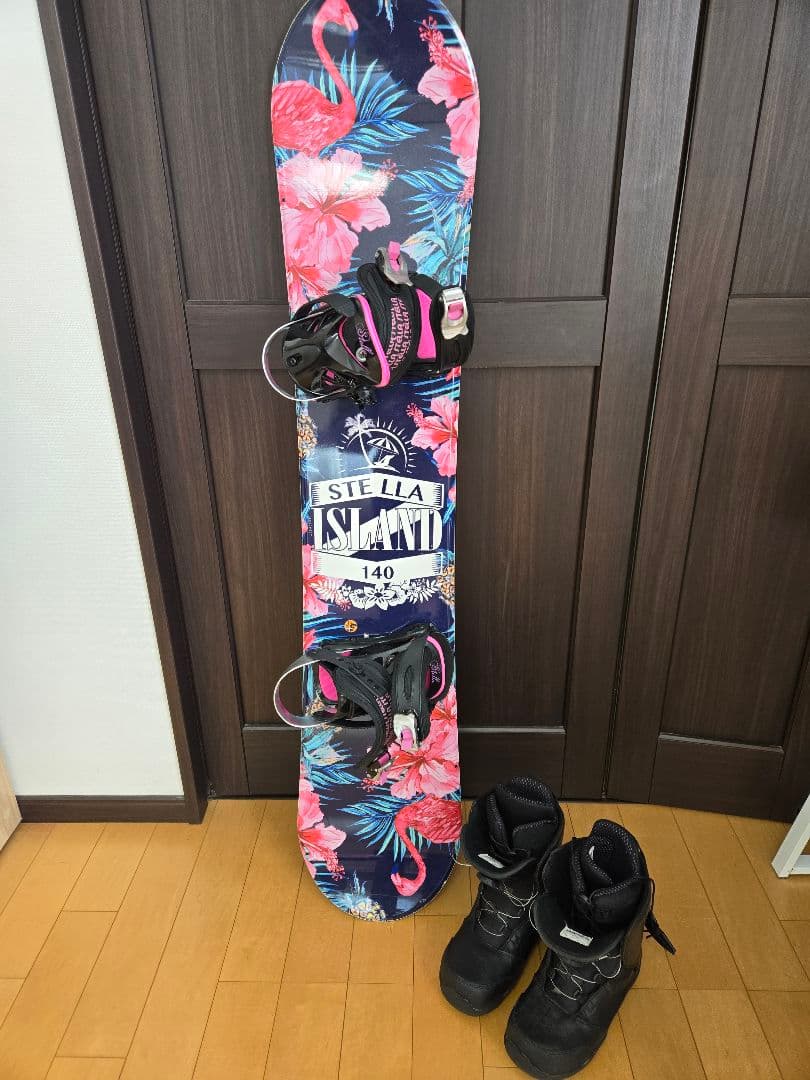 STELLA 140+バイン + BOAブーツZUMA 24.0cm　ケース