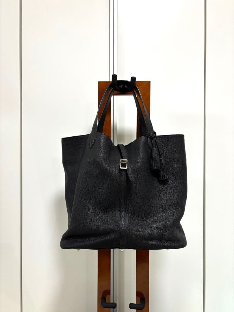 ACATE KAUS2 レザートートバッグブラック