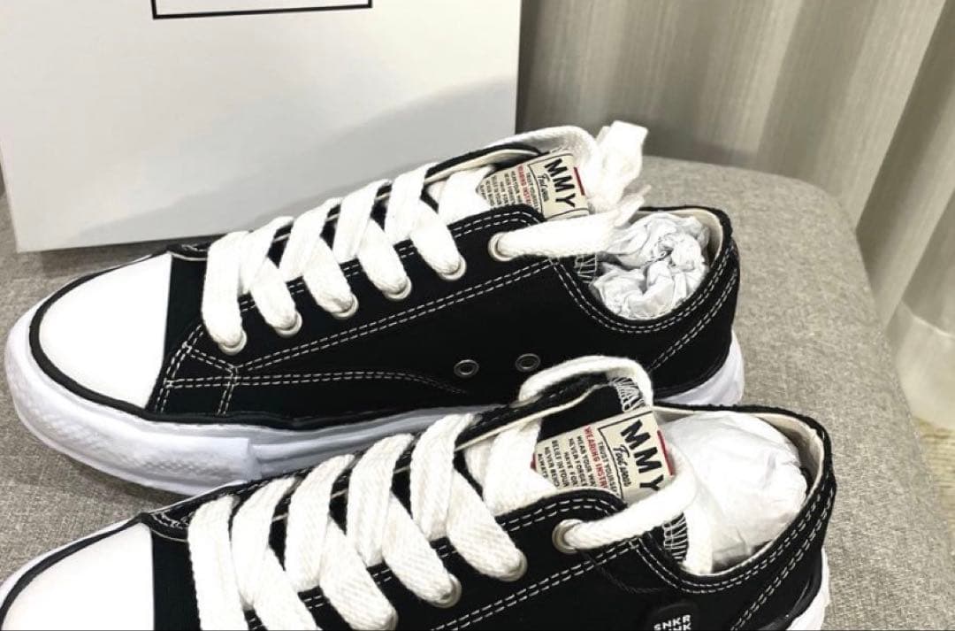 「土日限定最終値下」メゾンミハラヤスヒロ 黒 スニーカー